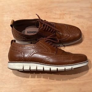 Sonoma Men 9.5 Wingtip Derby